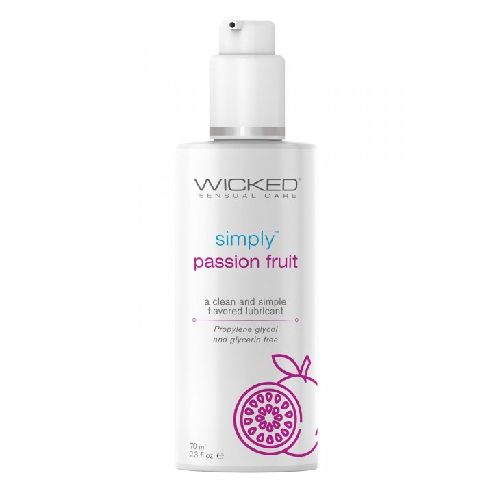 WICKED SIMPLY LUBRICANT PASSION FRUIT 70ML - Wicked Sensual Care