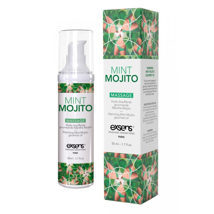 EXSENS WARMING MASSAGE OIL MINT MOJITO 50ML