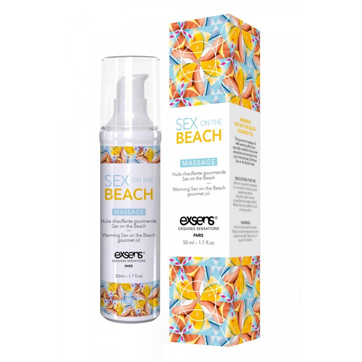 Sildoša masāžas eļļa ar Sex On The Beach aromātu un garšu 50 ml - Exsens