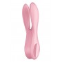 Stimulation of clitoris and labia - SATISFYER THREESOME 1 PINK