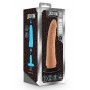 Uzliekams dildo ar piesūcekni 19cm miesas krāsa - LOCK ON HEXANITE