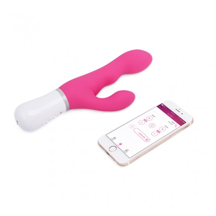 Rabbit vibrator with rotating head - Lovense nora