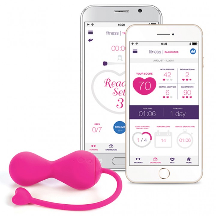 Kegel exerciser App controlled - Lovelife Krush - Ohmibod Pink