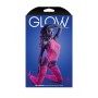 Captivating Halter Catsuit and G-string - Neon Pink - Queen Size - Glow