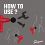 Teazers - Massage Gun - Red - Teazers