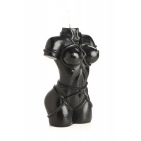 Svece Master Series Bound Goddess Drip Candle, melna