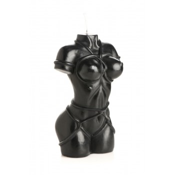 Svece Master Series Bound Goddess Drip Candle, melna