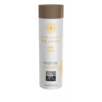 Masāžas eļļa Luxury Body Oil Vanilla, 75 ml