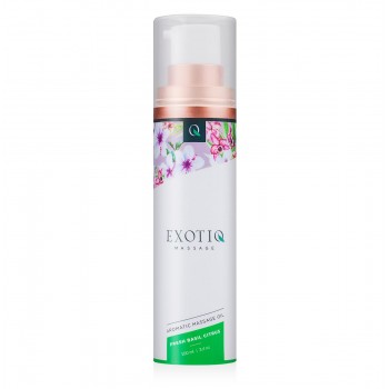 Masāžas eļļa Exotiq Basil Citrus 100 ml