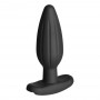 Vibrējošs anālais spraudnis Silicone Noir Rocker ElectraStim, vidējais