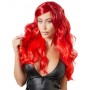 Sarkana sieviešu parūka Wig Red Long - Cottelli ACCESSOIRES