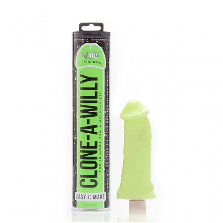 Clone-a-willy - kit glow-in-the-dark green