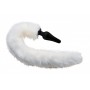 White Fox Tail and Ears Set