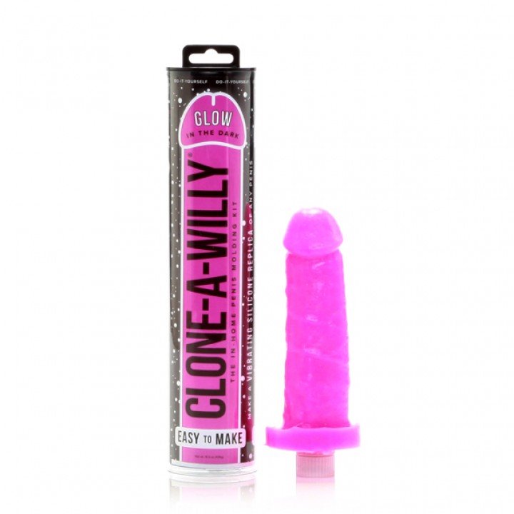 Clone-A-Willy - Kit Glow-in-the-Dark Hot Pink - Clone-A-Willy