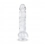 Jelly Dildo with Balls - 13.5 cm