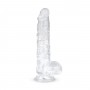 Jelly Dildo with Balls - 13.5 cm