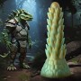 Stegosaurus Spiky Reptile Dildo - Green - Creature Cocks