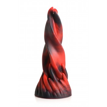 Hell Kiss Twisted Tongues Silicone Dildo