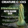 Stegosaurus Spiky Reptile Dildo - Green