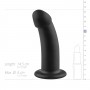 Be dalių - Charlie Dildo 14,5 cm - juoda