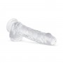 Jelly Dildo with Balls - 15 cm