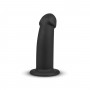 Be dalių - Charlie Dildo 14,5 cm - juoda