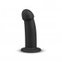 Be dalių - Charlie Dildo 14,5 cm - juoda