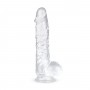 Jelly Dildo with Balls - 15 cm