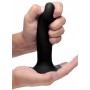 Squeeze-It Phallic Dildo - Black - Squeeze-It