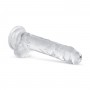 Jelly Dildo with Balls - 17 cm