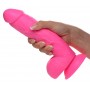 Poppin dildo, 20 cm, rozā