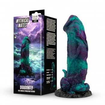 Mythical Mates - Dragonfly Dildo Purple & Green