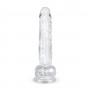 Jelly Dildo with balls - 19 cm