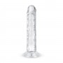 Jelly Dildo without balls - 14 cm