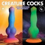 Glow-in-the-dark Silicone Alien Dildo - Creature Cocks