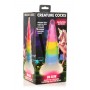 XR Brands - Luminescent Rainbow Silicone Dildo