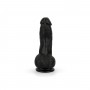 Dildo with balls 12 cm - Black