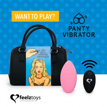 Feelztoys - panty vibe remote controlled vibrator pink