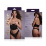 Open cup Corset & open thong - Tiara - M