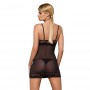 Obsessive - Wonderia chemise & thong black S/M