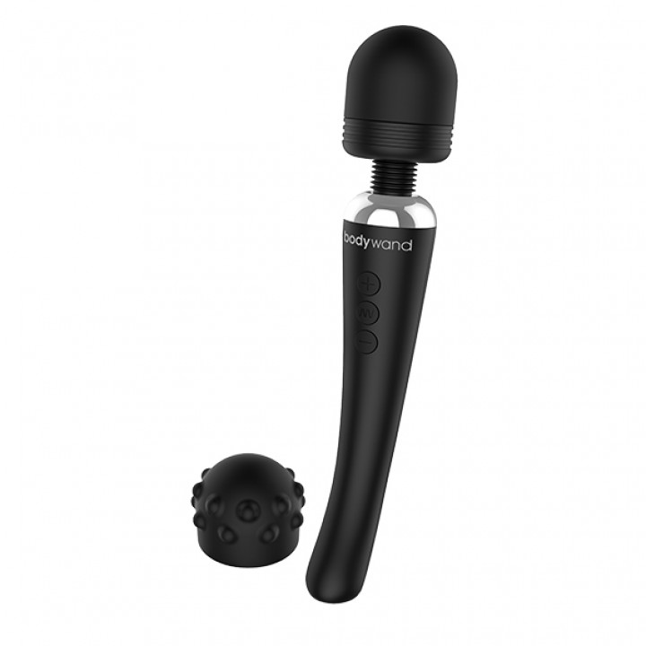 Bodywand - Curve Rechargeable Wand Massager Black - Bodywand