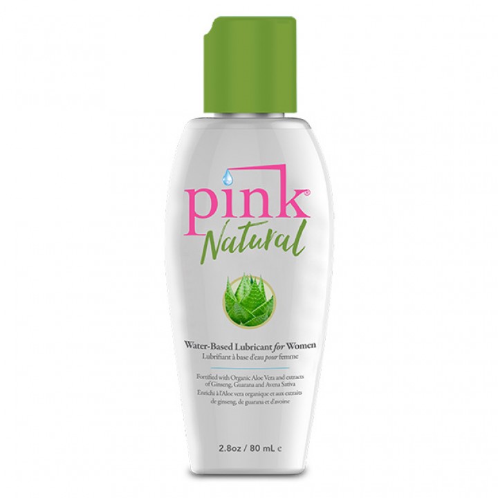 Pink - Natural Water Based Lubricant 80 ml - Pink