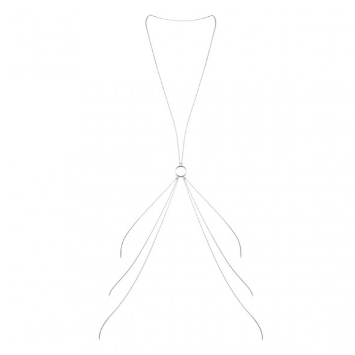 Bijoux indiscrets - magnifique 8 body chain silver