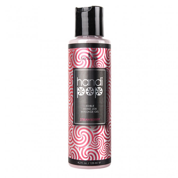 Masāžas gēls zemeņu Sensuva - Handipop Hand Job 125 ml