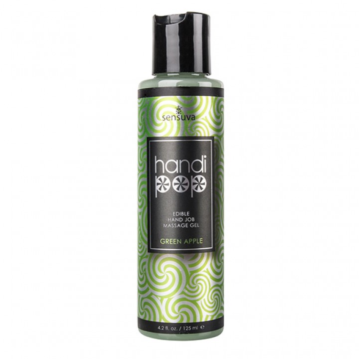 Masāžas gēls zaļais ābols Sensuva - Handipop Hand Job 125 ml