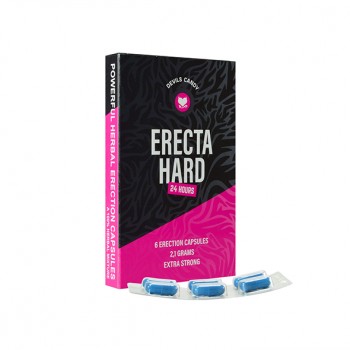 Erection enhancement capsules 6 pcs - Devils candy Erecta Hard