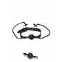 Whipsmart diamond ball gag w nipple clip