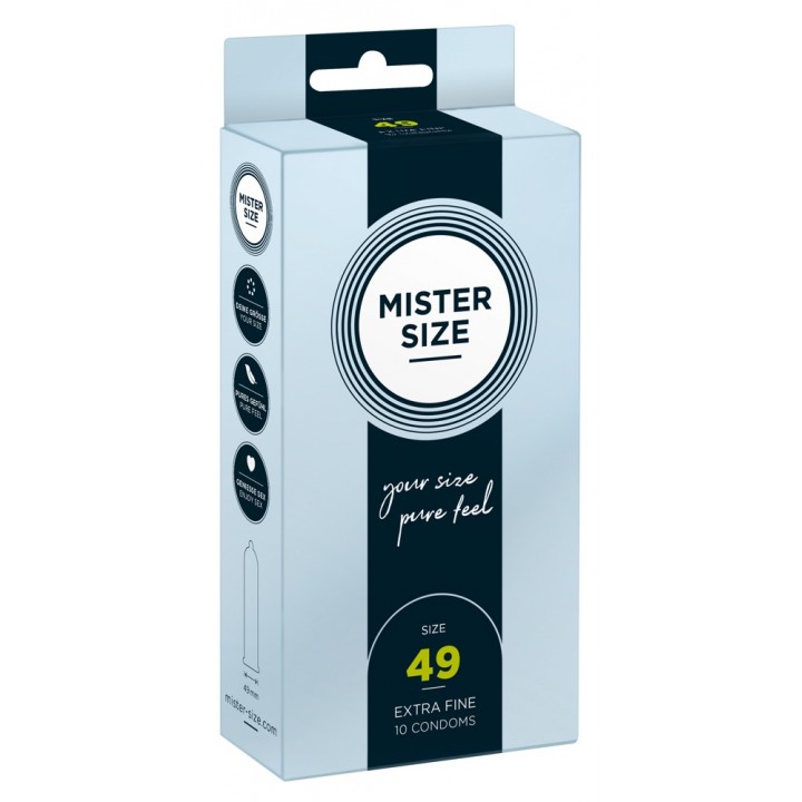 Mister Size 49mm pack of 10 - Mister Size
