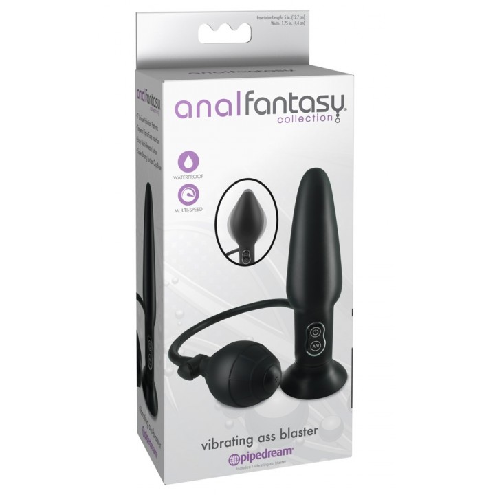 AFC Vibrating Ass Blaster Blac - analfantasy collection