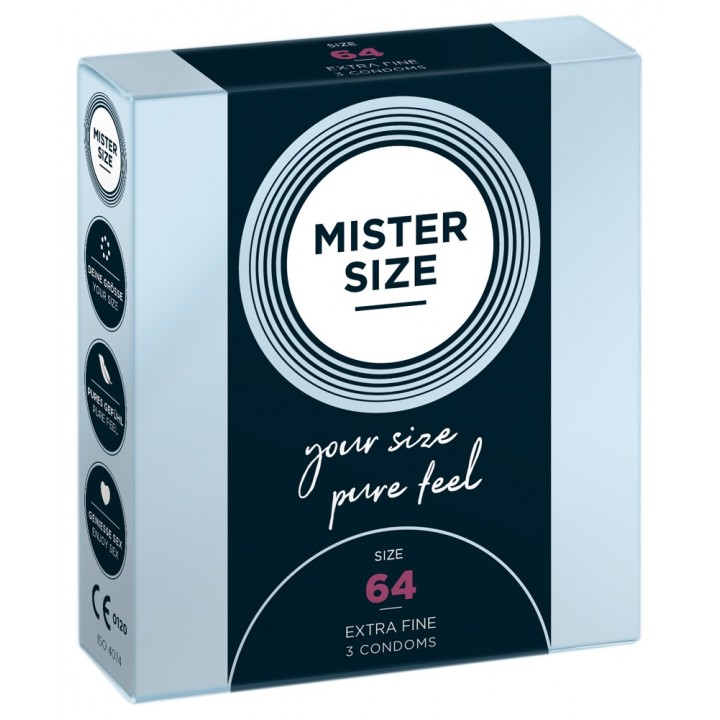 Mister Size 64mm pack of 3 - Mister Size